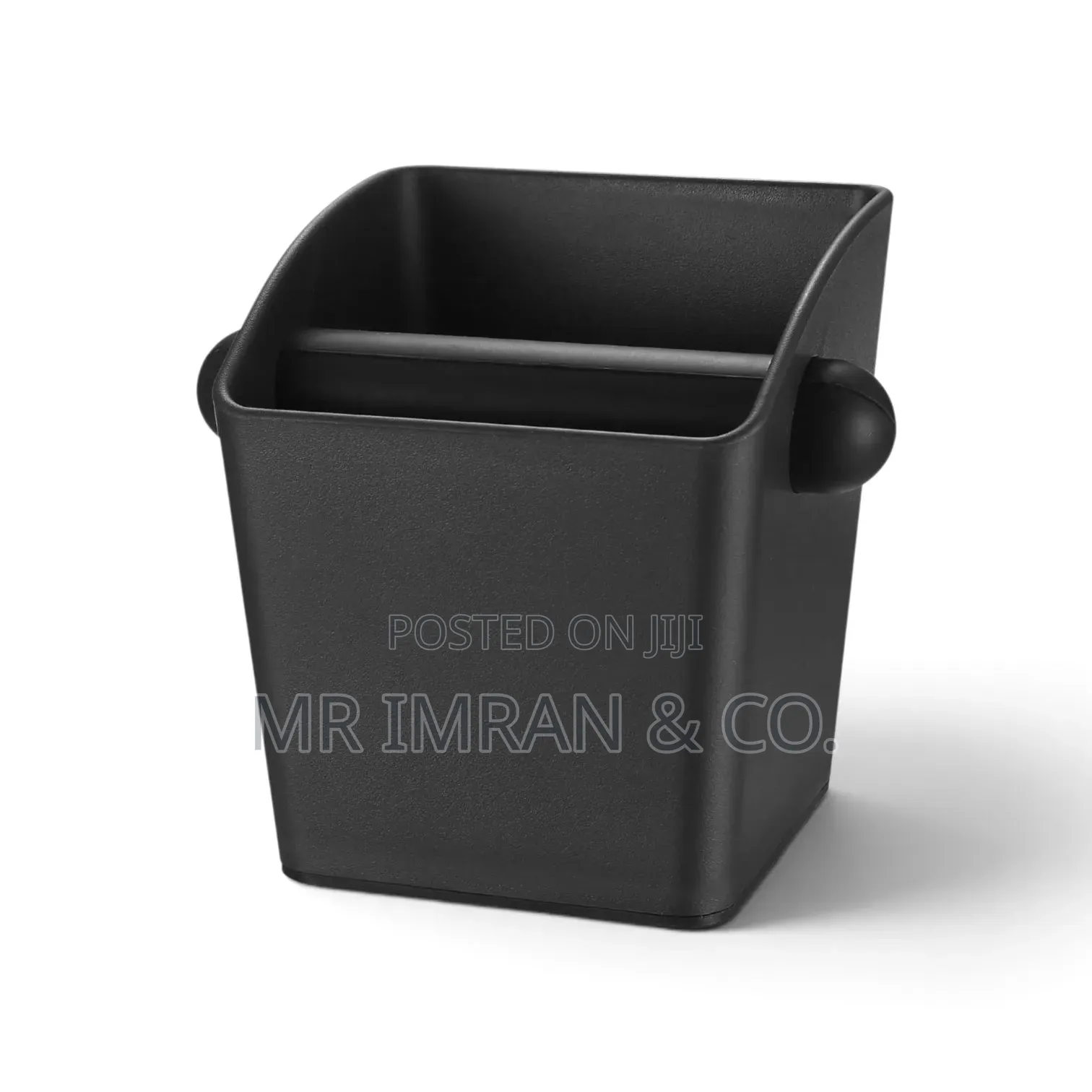 Black Square Espresso Knock Box