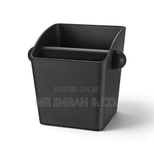 Black Square Espresso Knock Box
