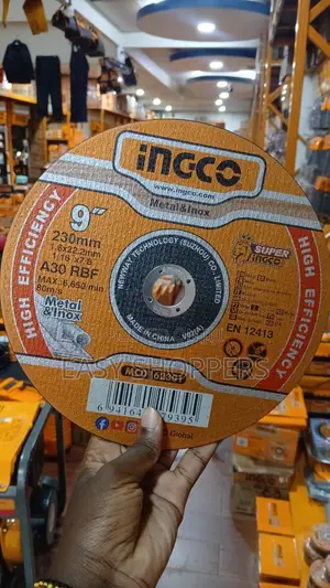 INGCO 9-Inch (230mm) Abrasive Metal Cutting Disc, Model McD162301