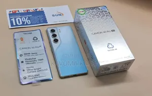 New Tecno Camon 40 Pro 5G 256 GB Blue