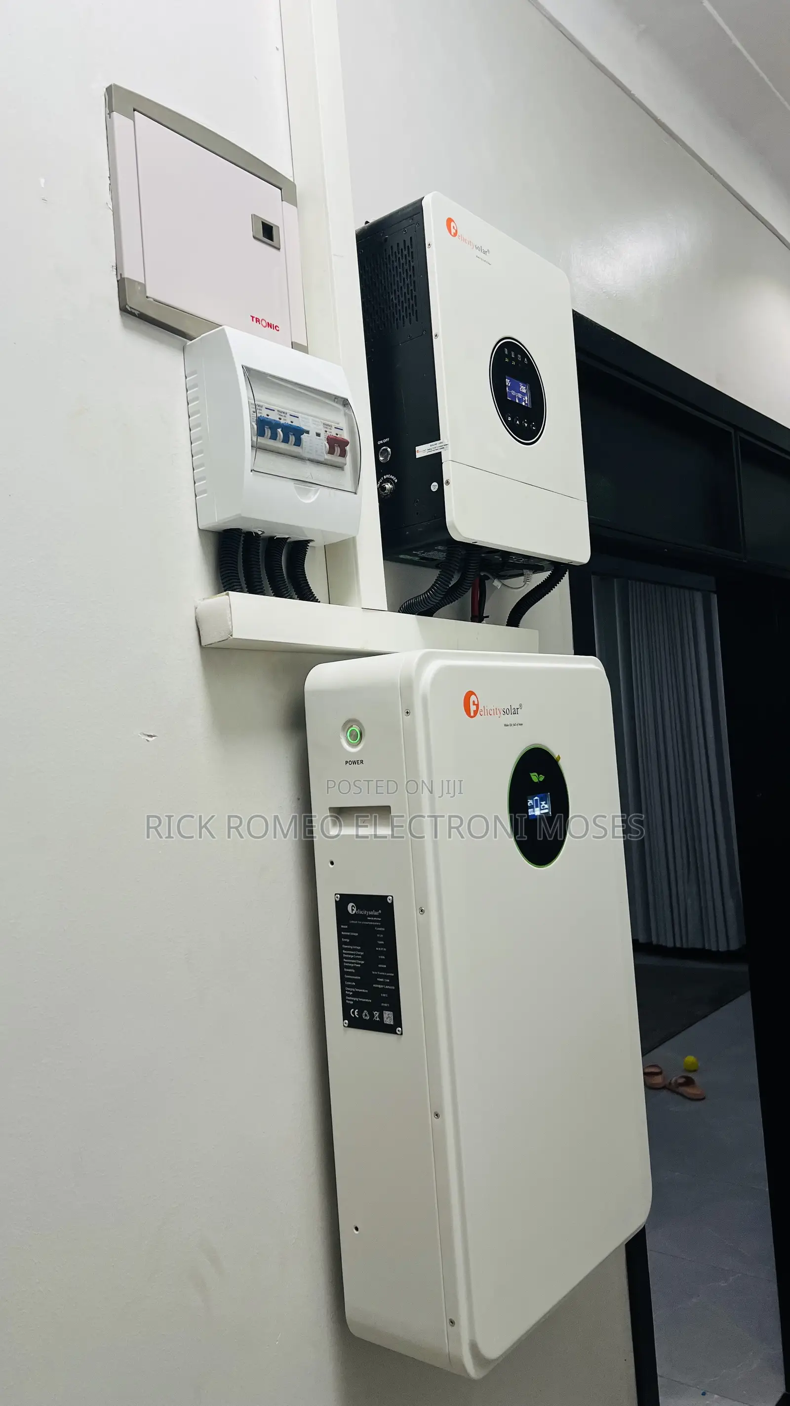 Felicity 10kwh Battery for a 10kwh Solar System Installation