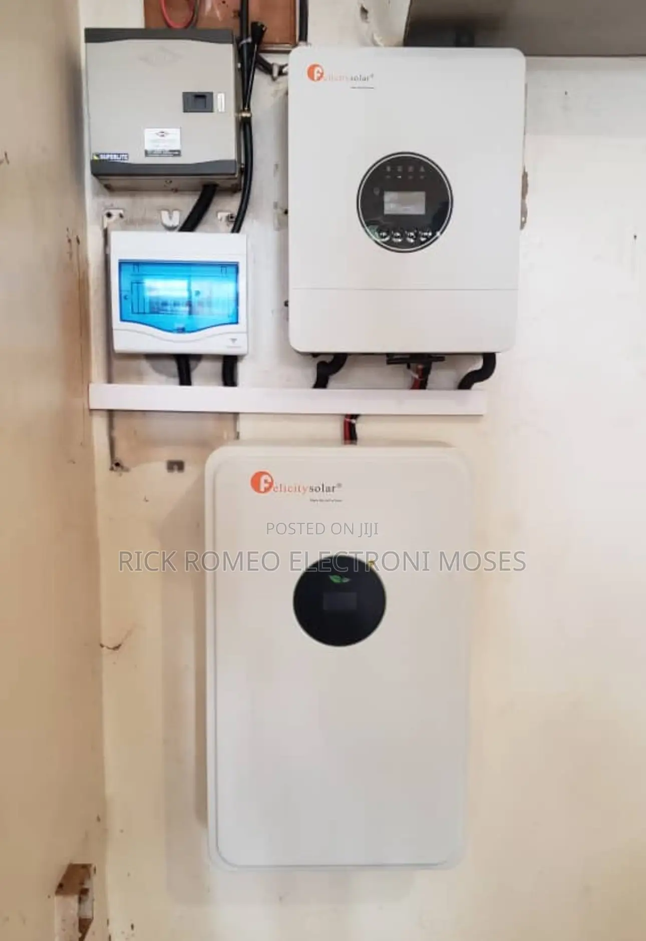 Felicity 10kwh Battery for a 10kwh Solar System Installation