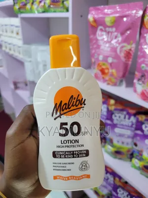 Malibu SPF 50 Lotion High Protection Sunscreen.