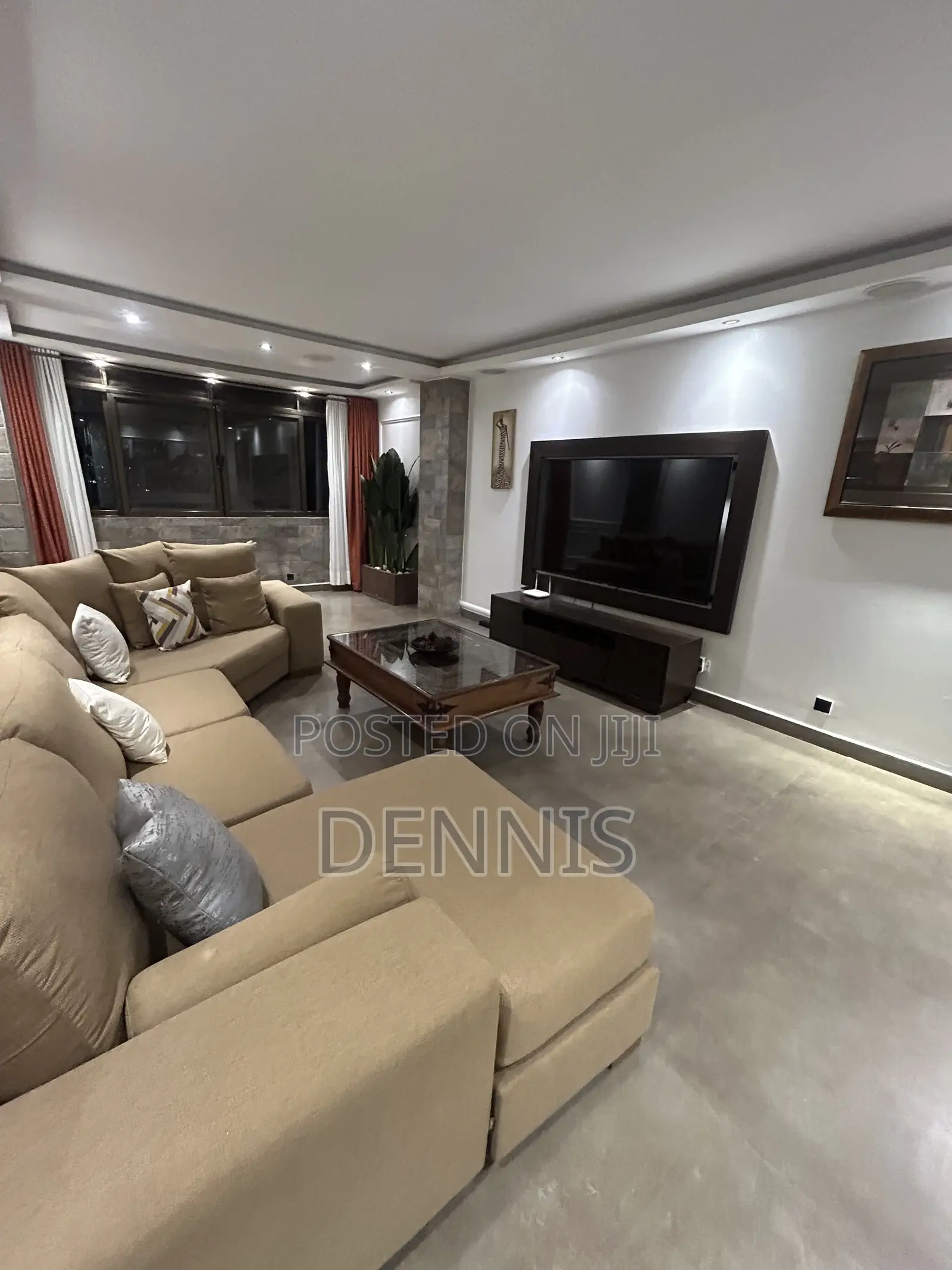 Furnished 3bdrm Apartment in Bugolobi Flats, Central Division for rent