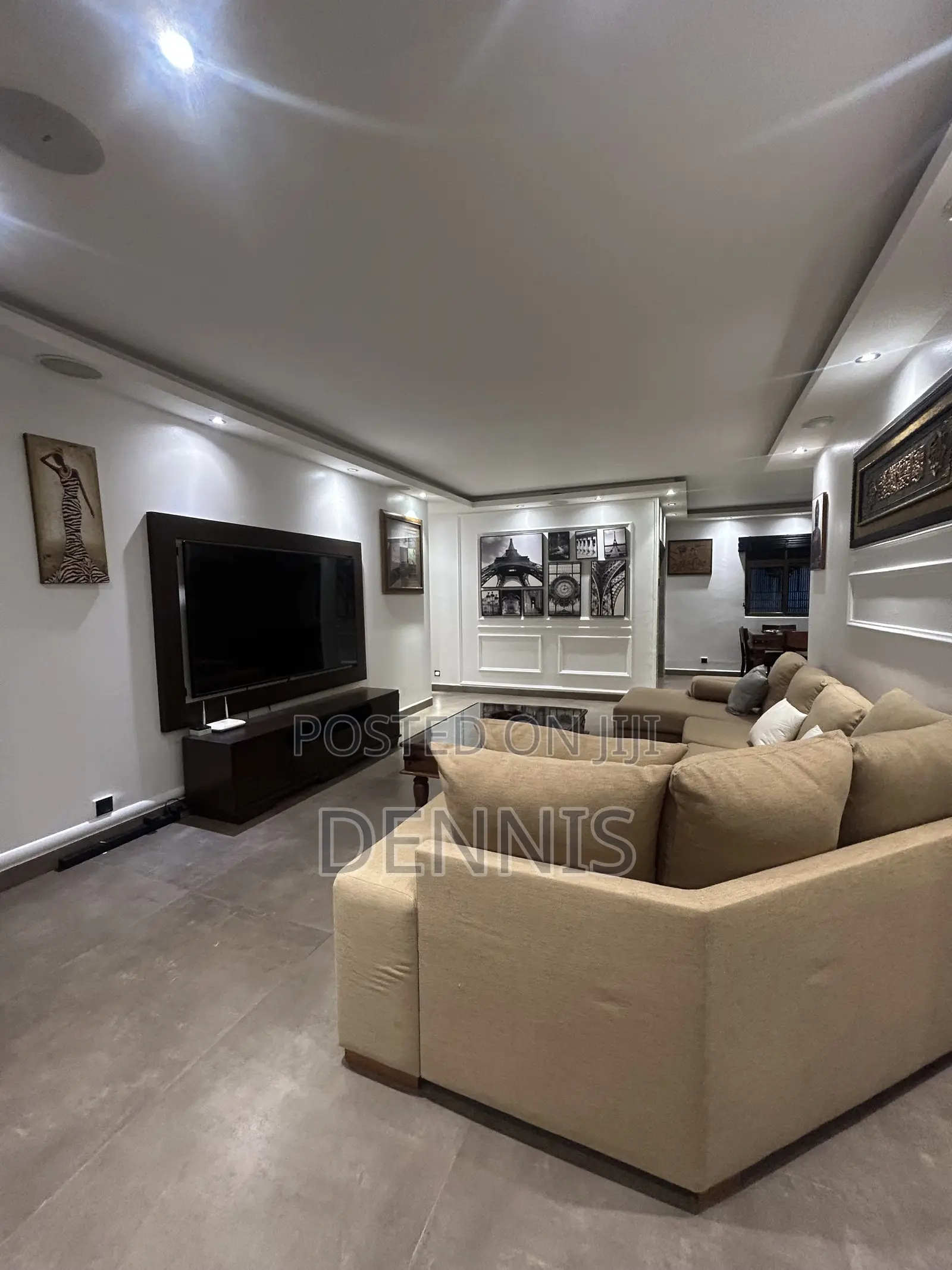Furnished 3bdrm Apartment in Bugolobi Flats, Central Division for rent
