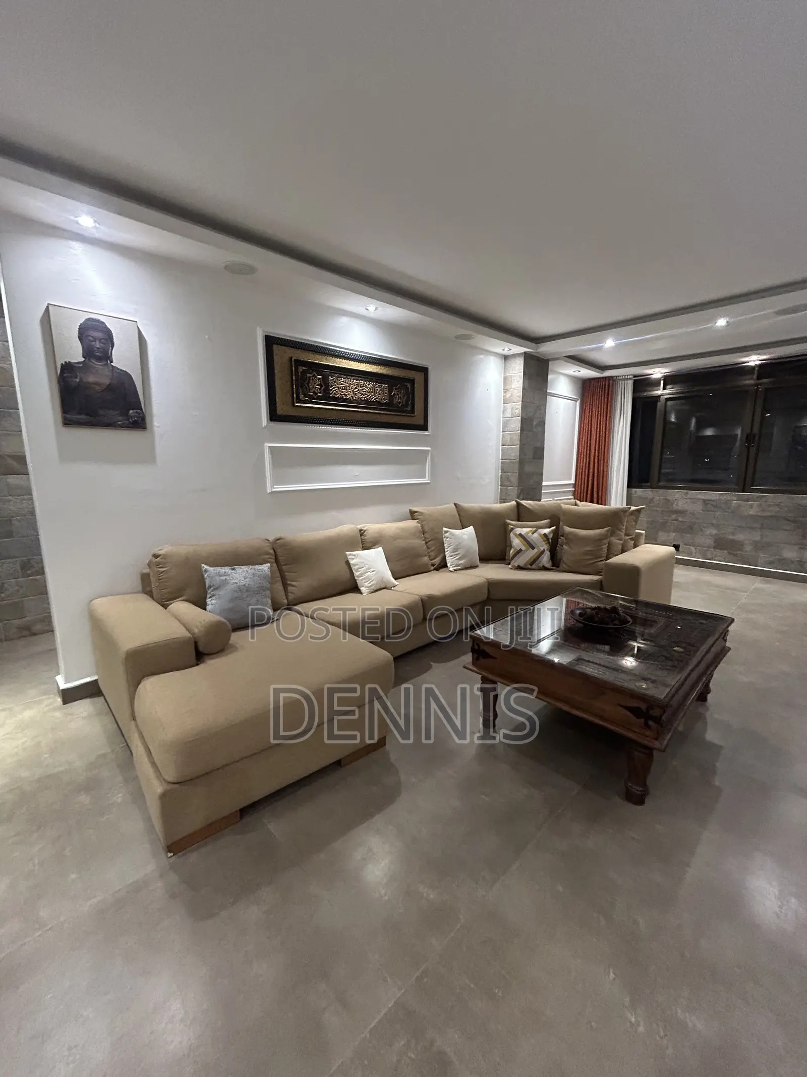 Furnished 3bdrm Apartment in Bugolobi Flats, Central Division for rent