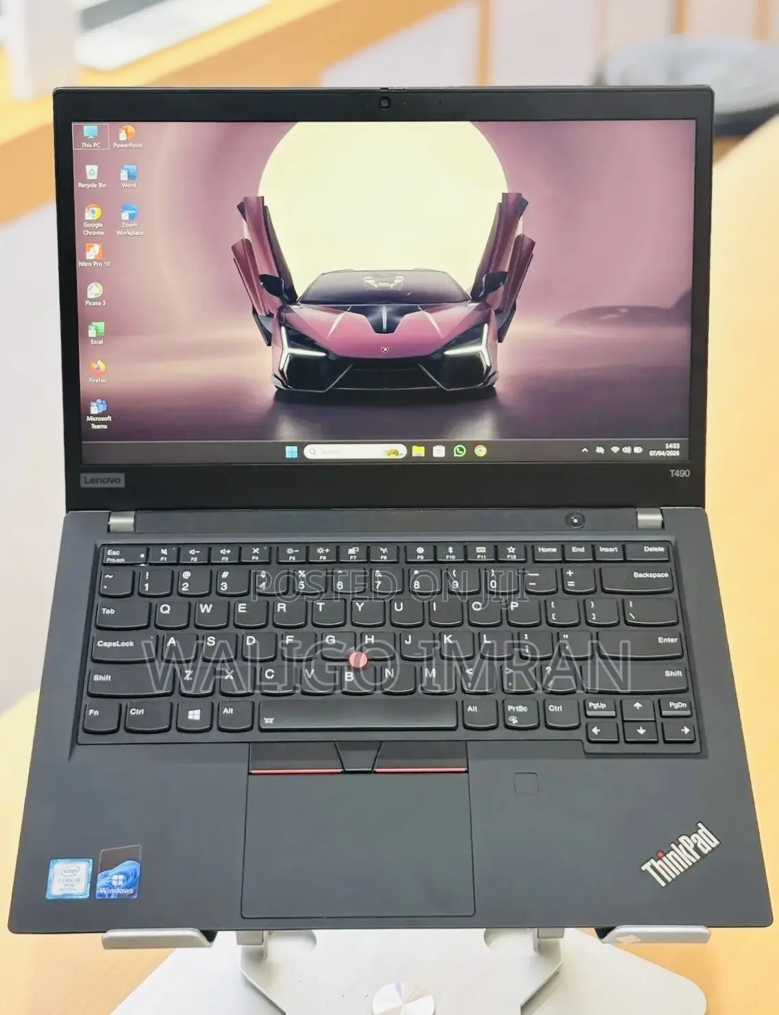 Laptop Lenovo ThinkPad T490s 8GB Intel Core i5 SSD 256GB