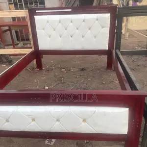 5by6 Brown Frame Bed