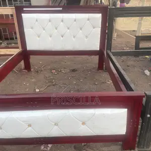 5by6 Brown Frame Bed