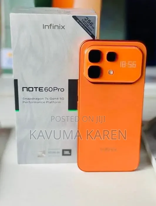 New Infinix Note 60 Pro 256 GB Orange