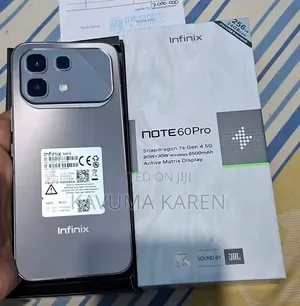 New Infinix Note 60 Pro 256 GB Gray