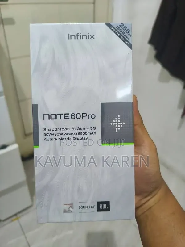 New Infinix Note 60 Pro 256 GB Gray