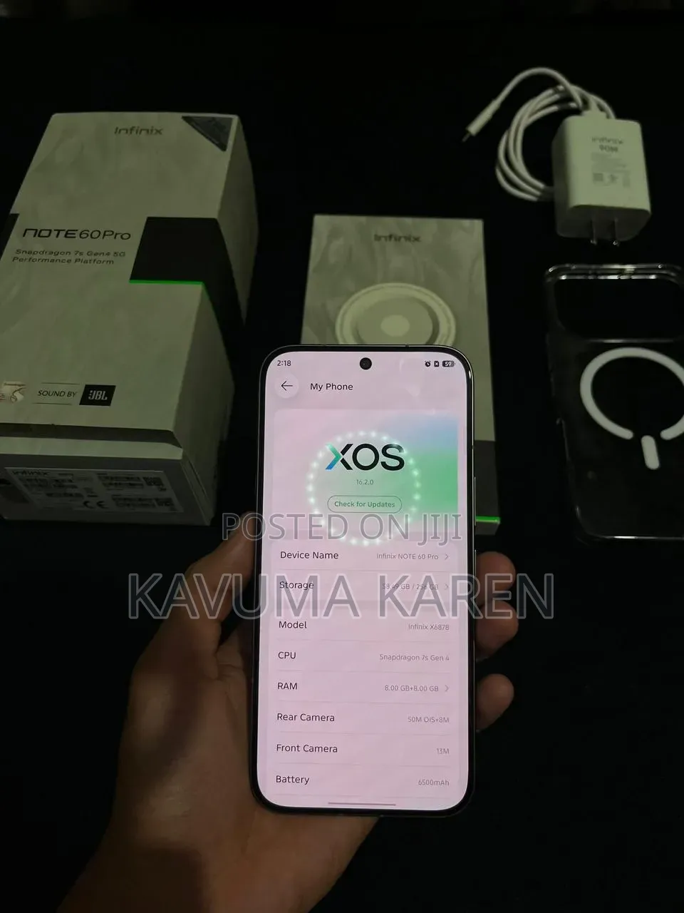 New Infinix Note 60 Pro 256 GB Gray