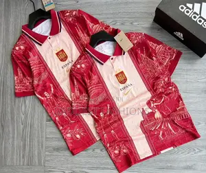 ​Men's Brazil and Spain Special Edition Graphic Polo Jerseys .