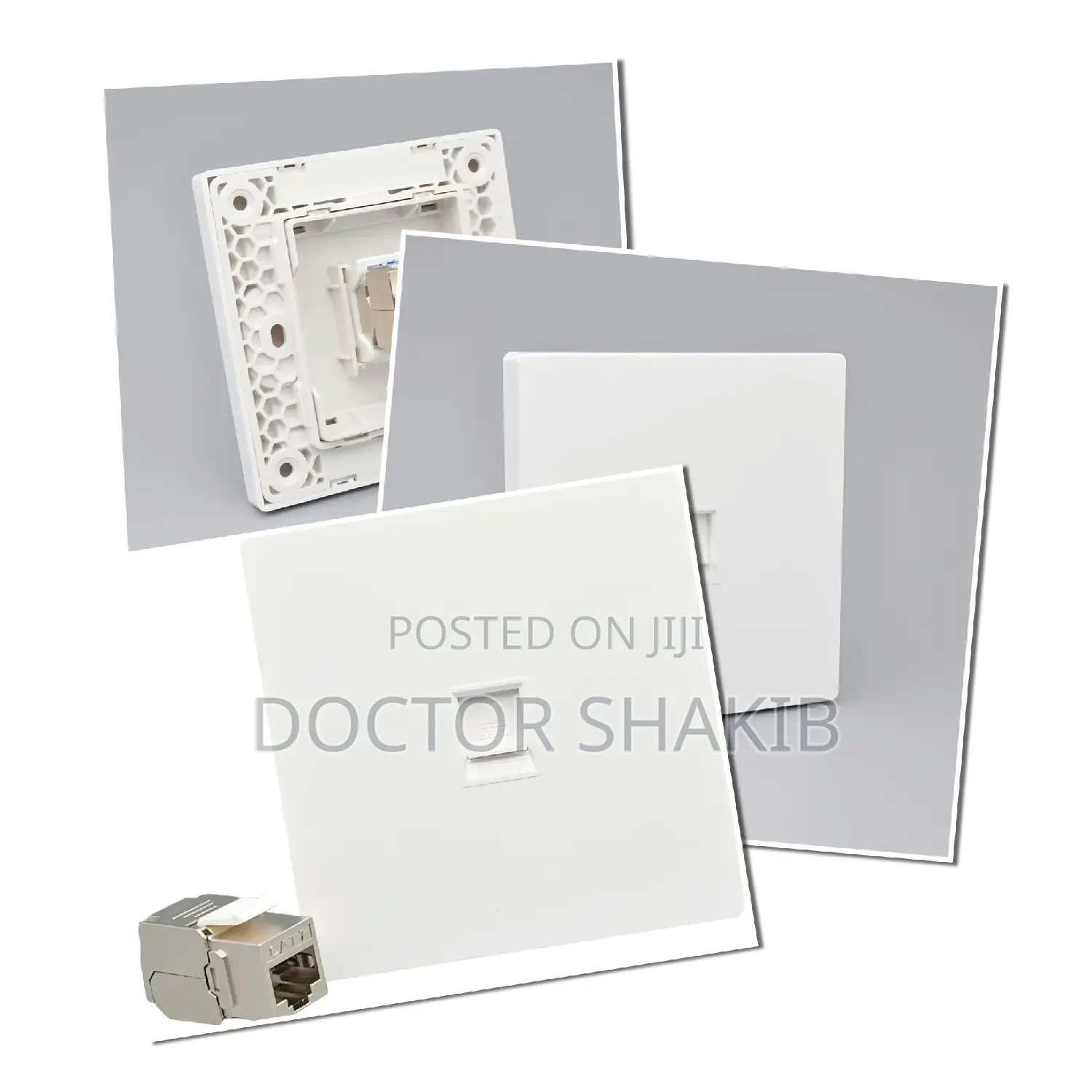 1 Port CAT8 CAT7 RJ45 86 Type Wall Panel