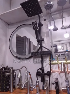 Simple Black Shower Mixer