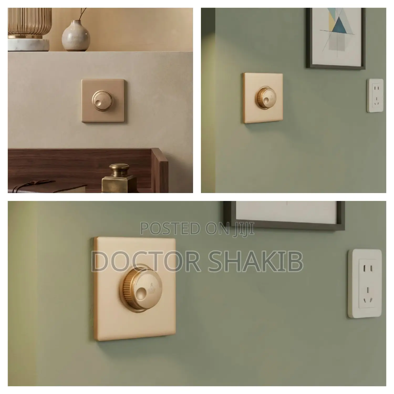 Gelayy Gold Rotary Dimmer Switch