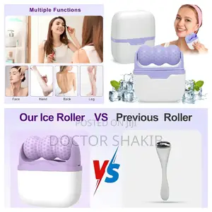 2-in-1 Dual-Sided Ice Face Roller Massager
