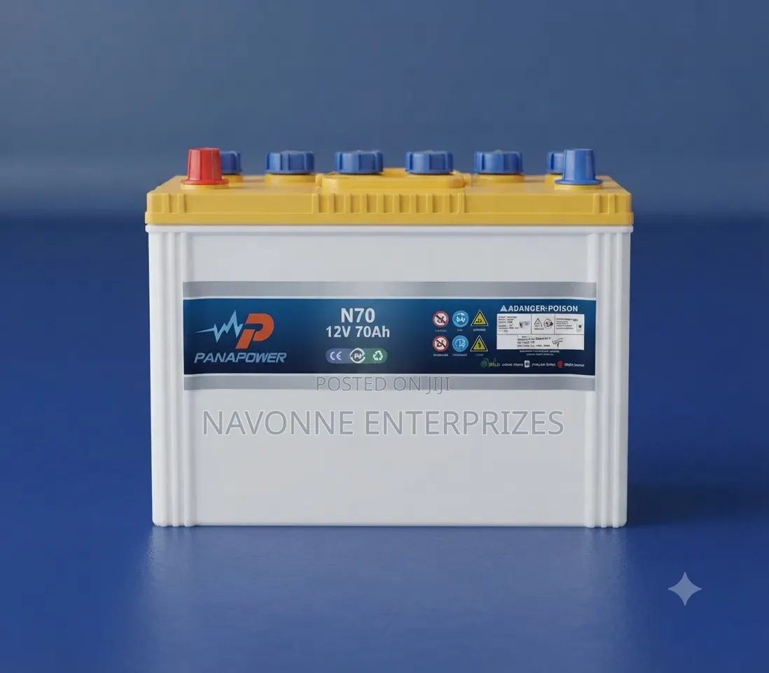 Brand New Panapower N70 12V 70Ah Car Battery