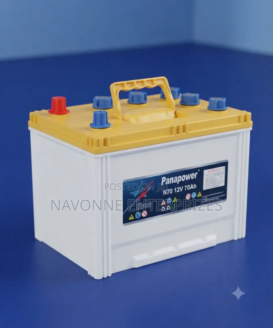 Brand New Panapower N70 12V 70Ah Car Battery