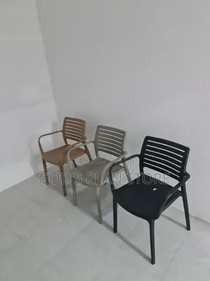 Sturdy Outdoor Stackable Plastic Chairs for Living Rooms