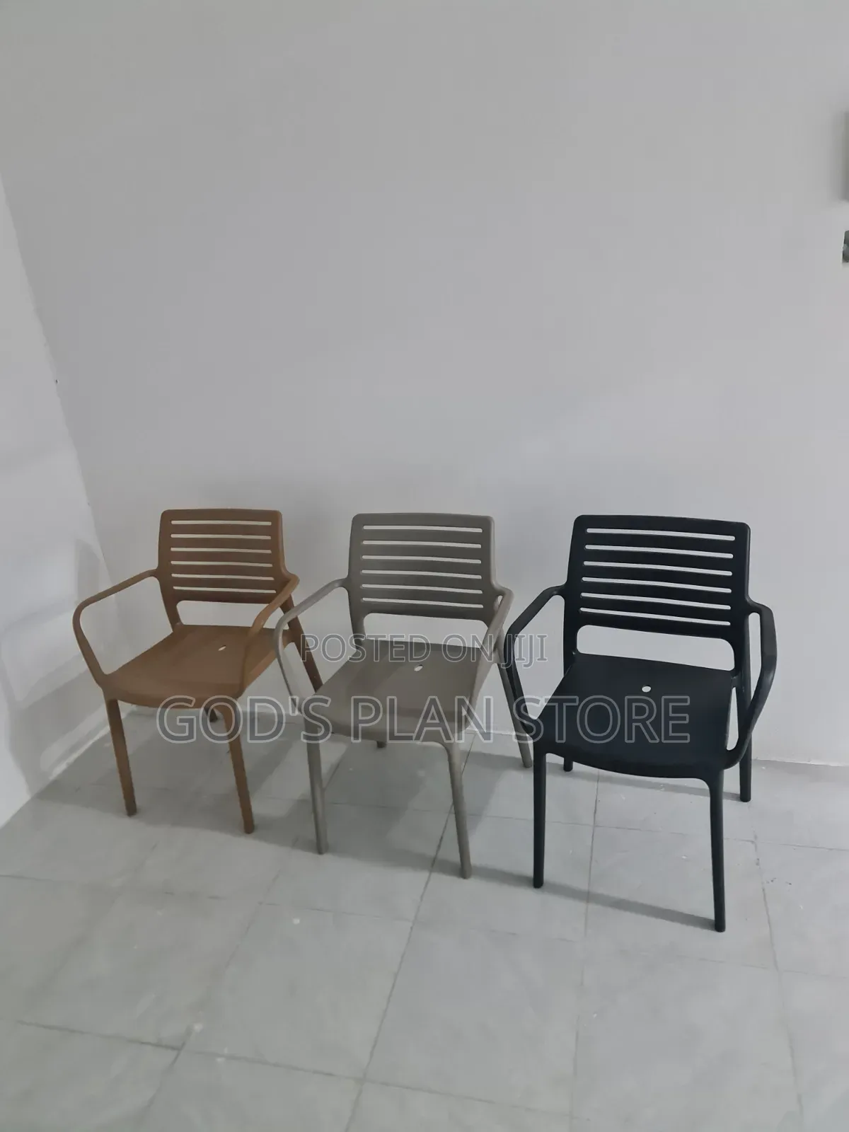 Sturdy Outdoor Stackable Plastic Chairs for Living Rooms