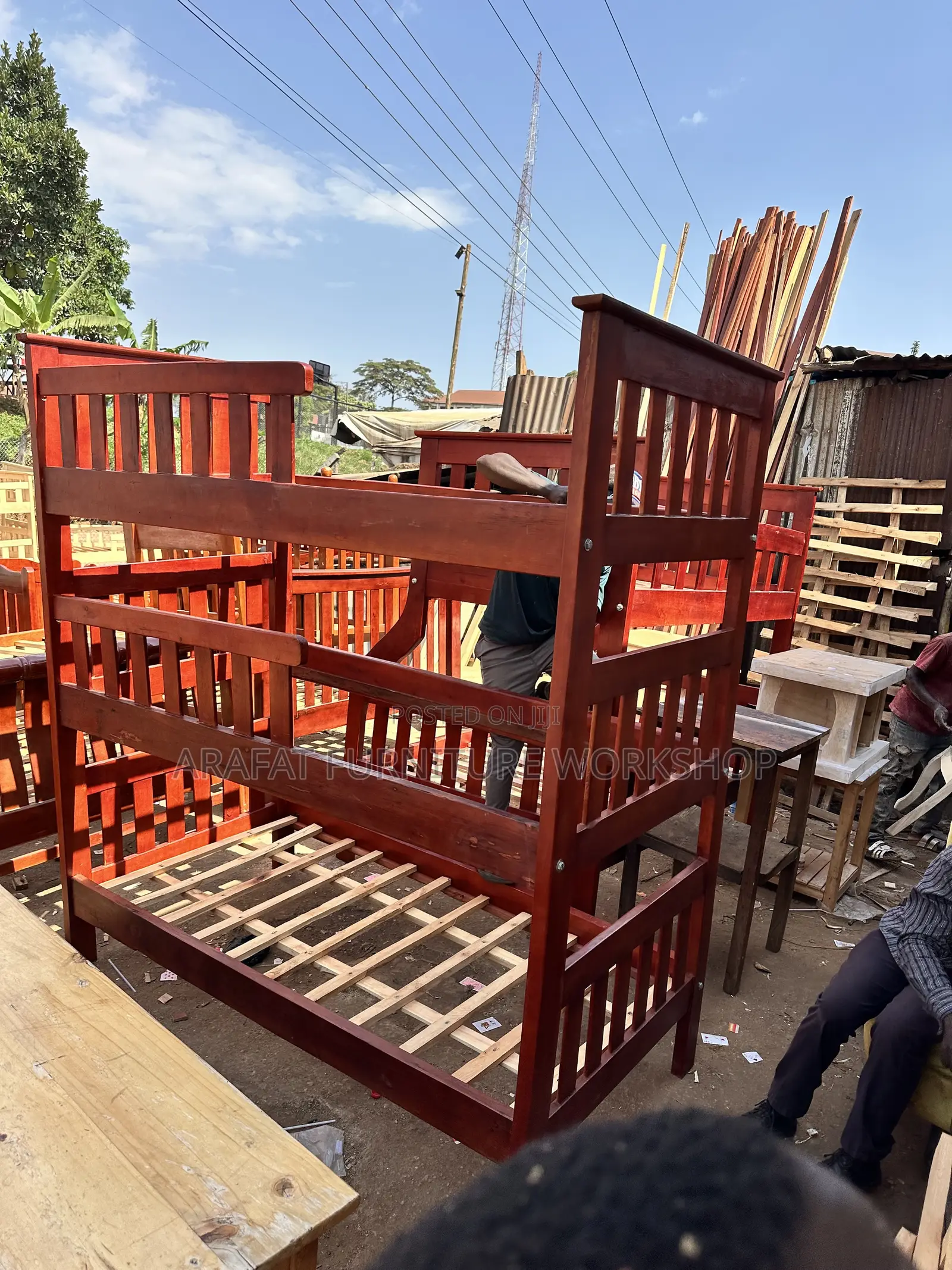 Solid Triple Decker Bed