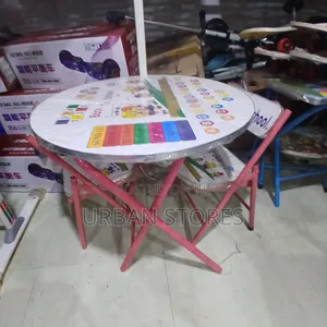 Children Learning Table With Chair