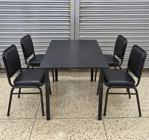 Upgrade Dining Set of Table and Chairs for Restaurant, Cafes, Bars
