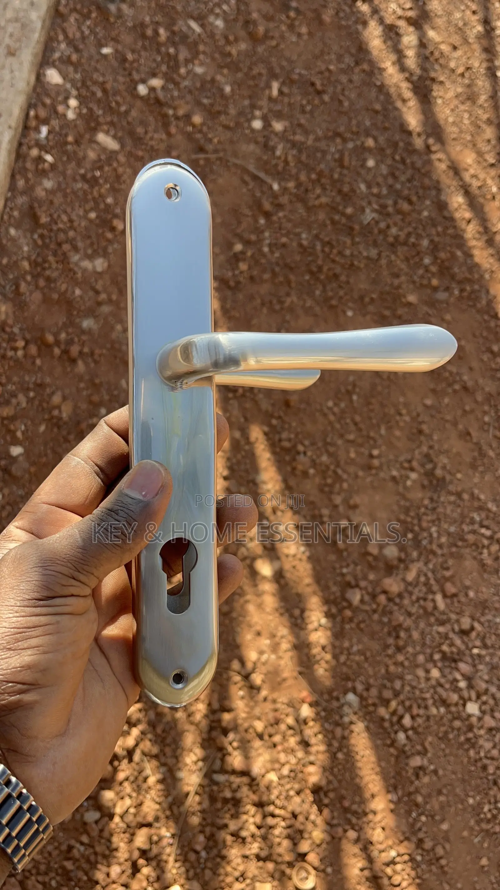Godrej Heavy-Duty Stainless Steel Mortise Lock Set