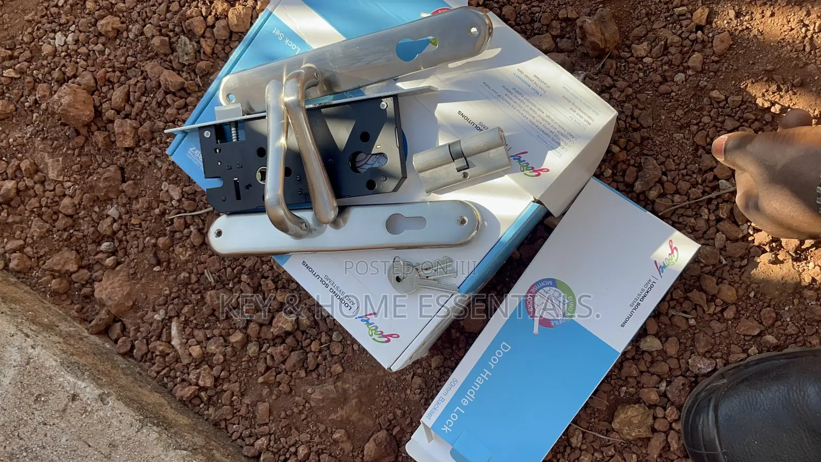 Godrej Heavy-Duty Stainless Steel Mortise Lock Set