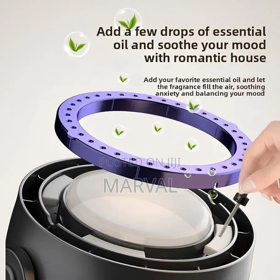 Drumstone Portable Bladeless Cooling Fan With Aromatherapy Pad