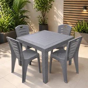 Cafe Bars Restaurant Plastic Table and Chairs Plastic Table and Chairs