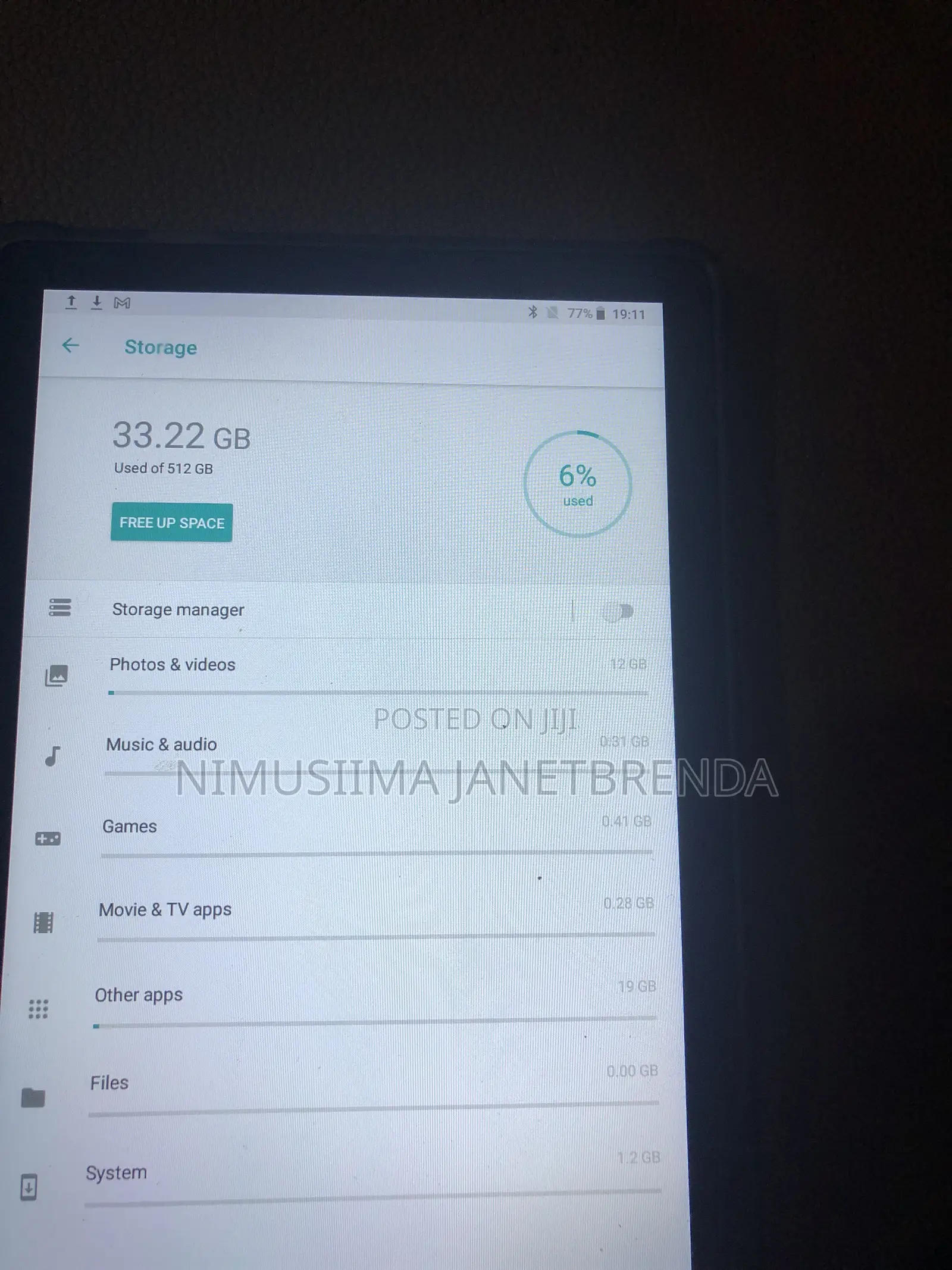 Oteeto TAB 11 Pro 512 GB Blue