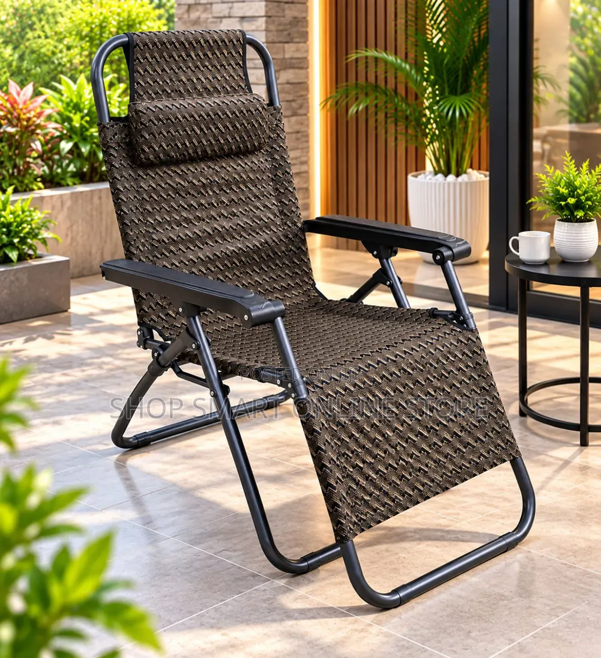 Resting Foldable Chair for Beaches, Balcony, Swimming Pools