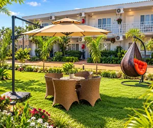 Outdoor Sunshade Garden Umbrella Garden Umbrella 3mtrs Wide