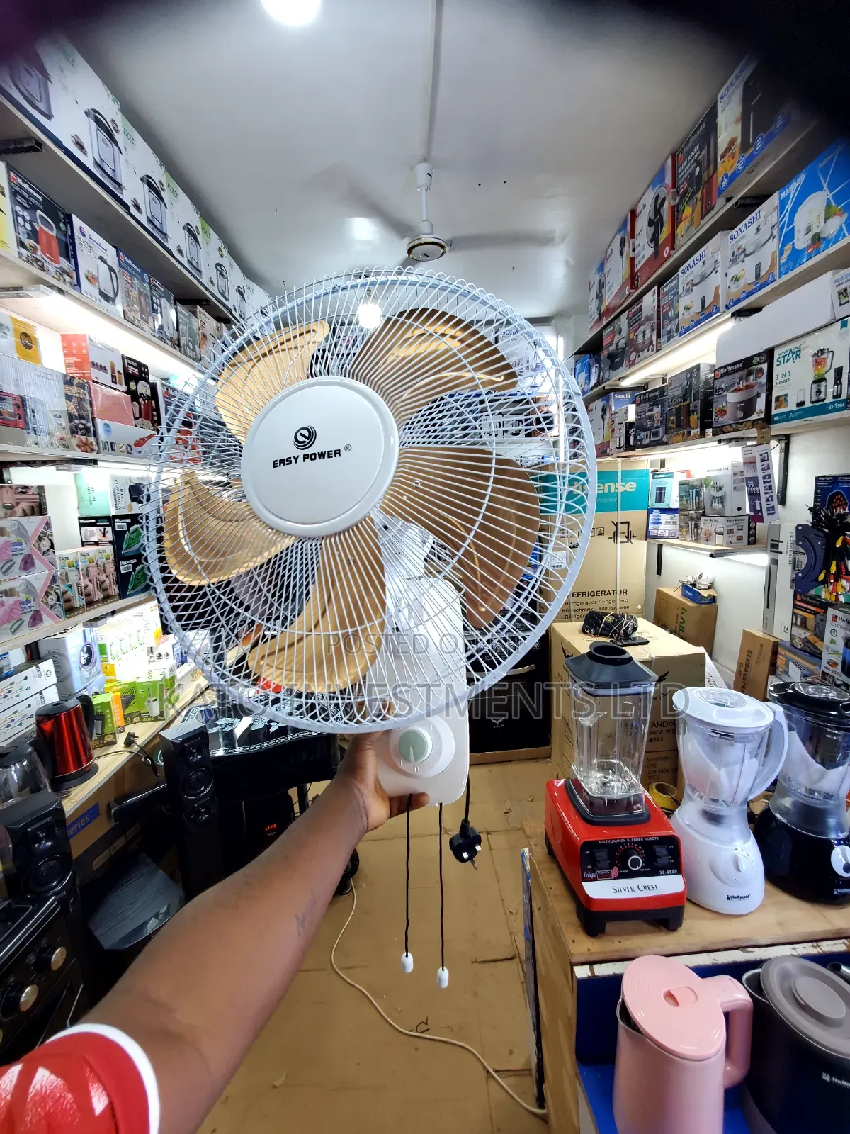 Easy Power 16-Inch Wall Fan