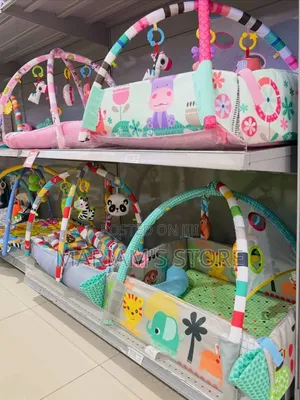 Multipurpose Baby Play Gyms and Activity Mats With Overhead Arches
