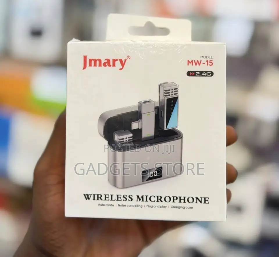 Jmary MW-15, a 2.4G Dual Wireless Lavalier Microphone System