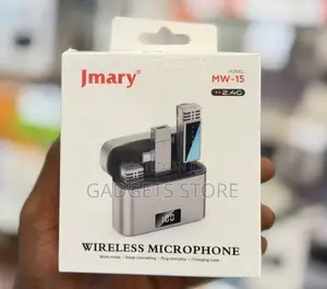 Jmary MW-15, a 2.4G Dual Wireless Lavalier Microphone System