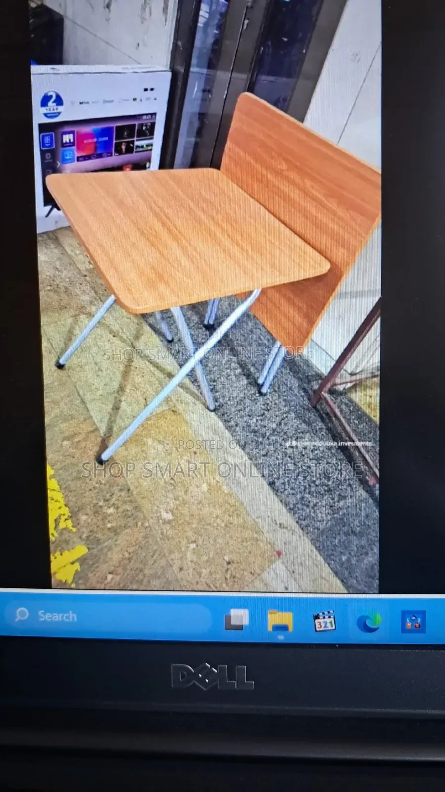 Wooden Foldable Reading/Study Table