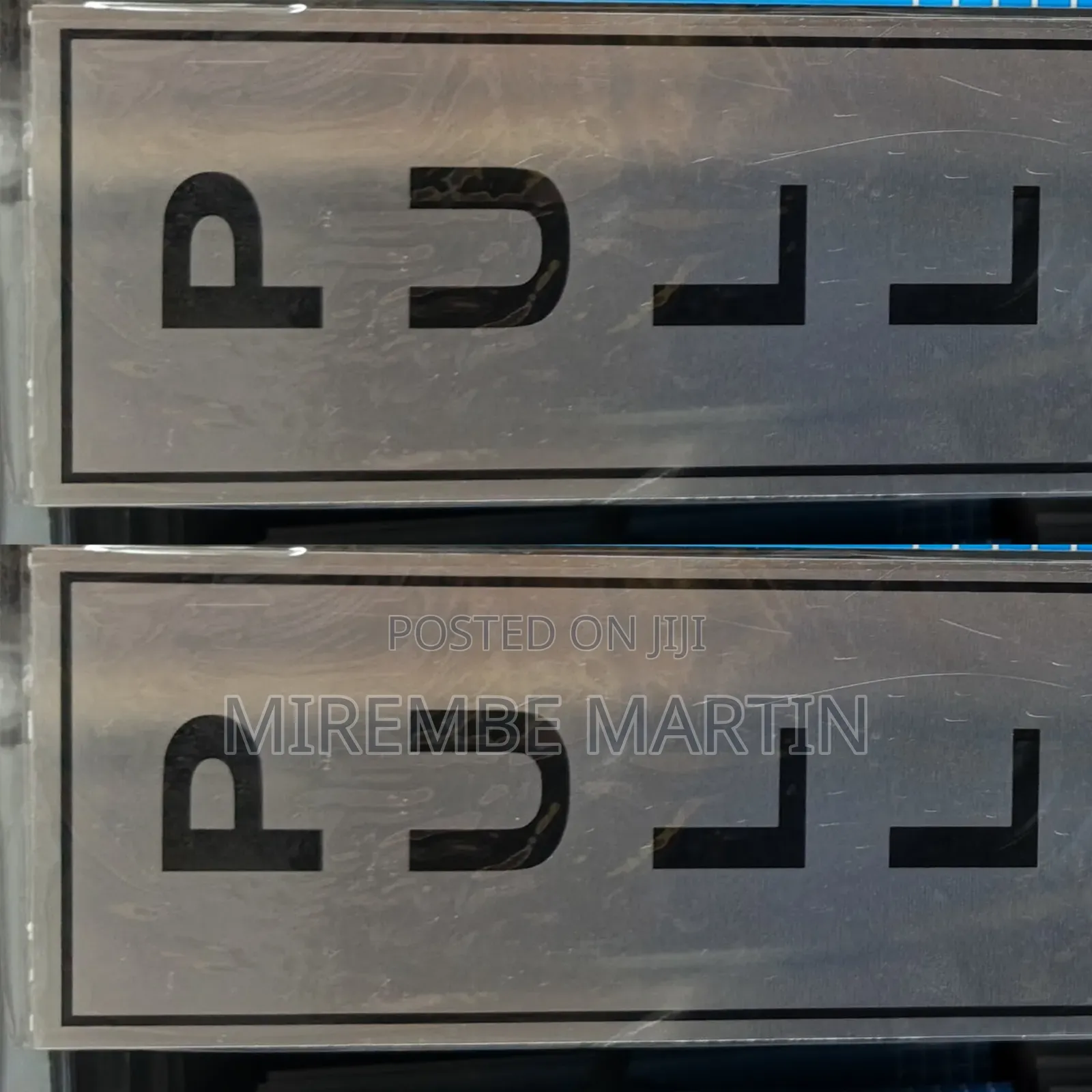 PULL   Sign  Self Adhesive Silver  Easy Stick Card Sticker