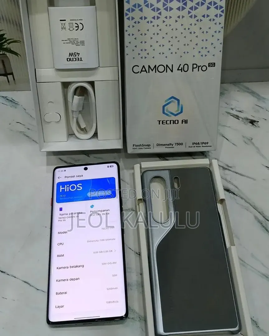 New Tecno Camon 40 Pro 4G 256 GB Silver