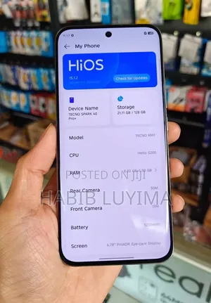 New Tecno Spark 40 Pro+ 256 GB Black