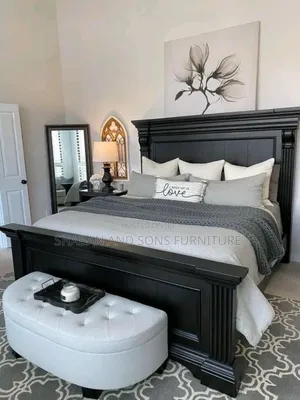 It's Wooden Bed It's 5by6 Size Spray in Black Mart Colour