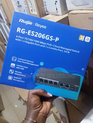 Roujie Rg-Es206gs-P 6port Cloud Managed Switch