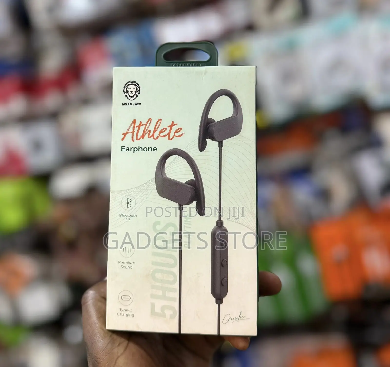 Green Lion Athlete Earphone, a Wireless Sports Headset