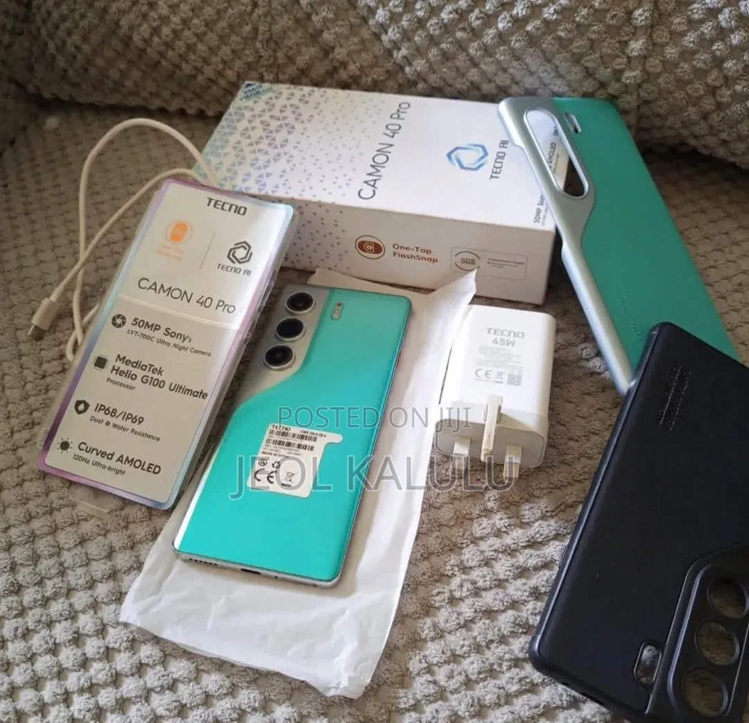 New Tecno Camon 40 Pro 4G 256 GB Green