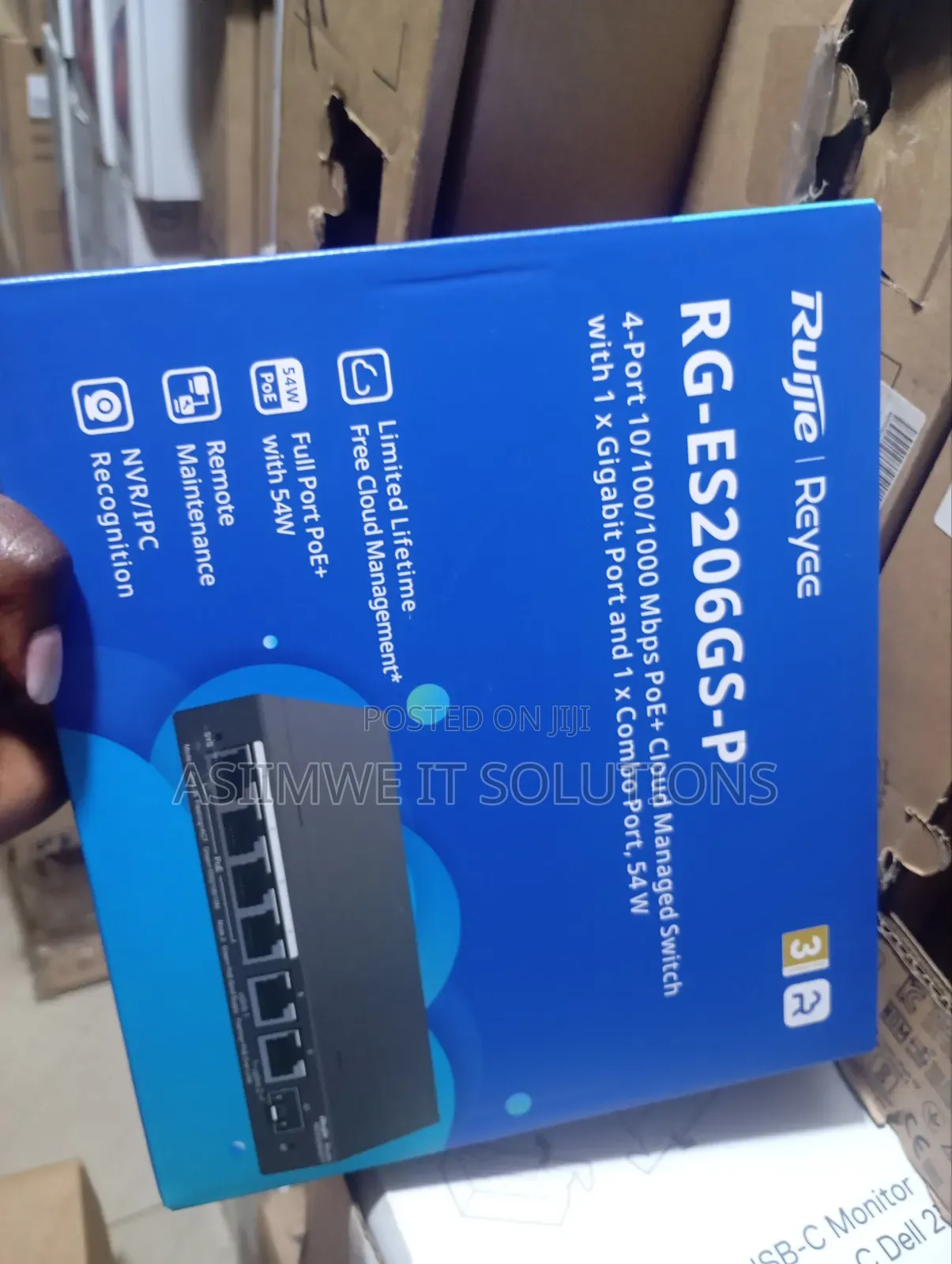 Roujie Rg-Es206gs-P 6port Cloud Managed Switch