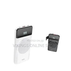Hoco J76 Bobby 10000mAh Magnetic Wireless Power Bank Digital LED